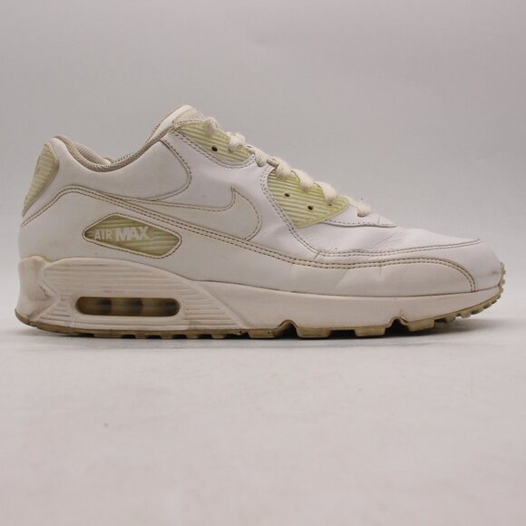 Nike Other - Nike Air Max 90 Men's Size 12 White Leather Athletic Shoes Sneakers 302519-113
